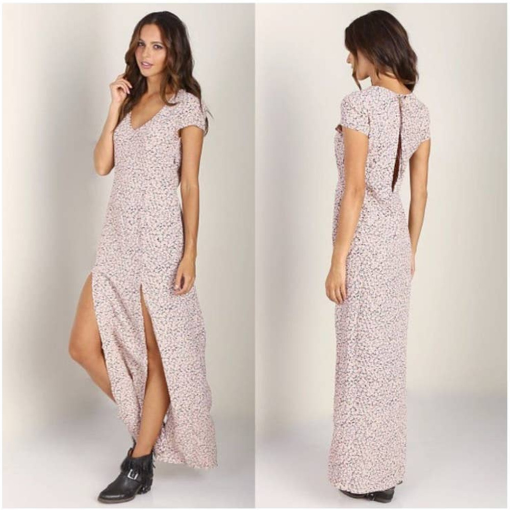 NWT For Love & Lemons Hailey Maxi Dress